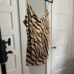 J. Crew Silk Zebra Cami